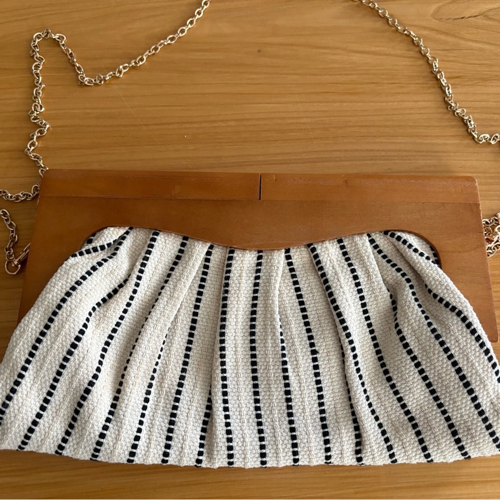Urban Expressions Black and White Clutch for Night Out